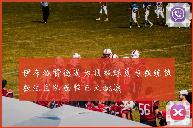 伊布称赞德尚为顶级球员与教练执教法国队面临巨大挑战